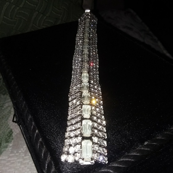 Kramer of New York bracelet rhinestone baguette - Picture 3 of 10